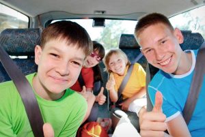 kids in a carpool