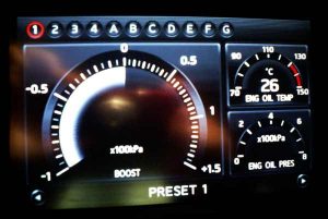 Digital Dashboard Screen