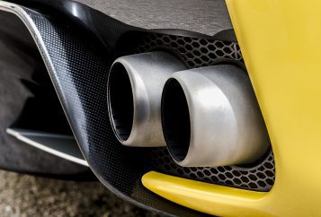 exhaust pipes